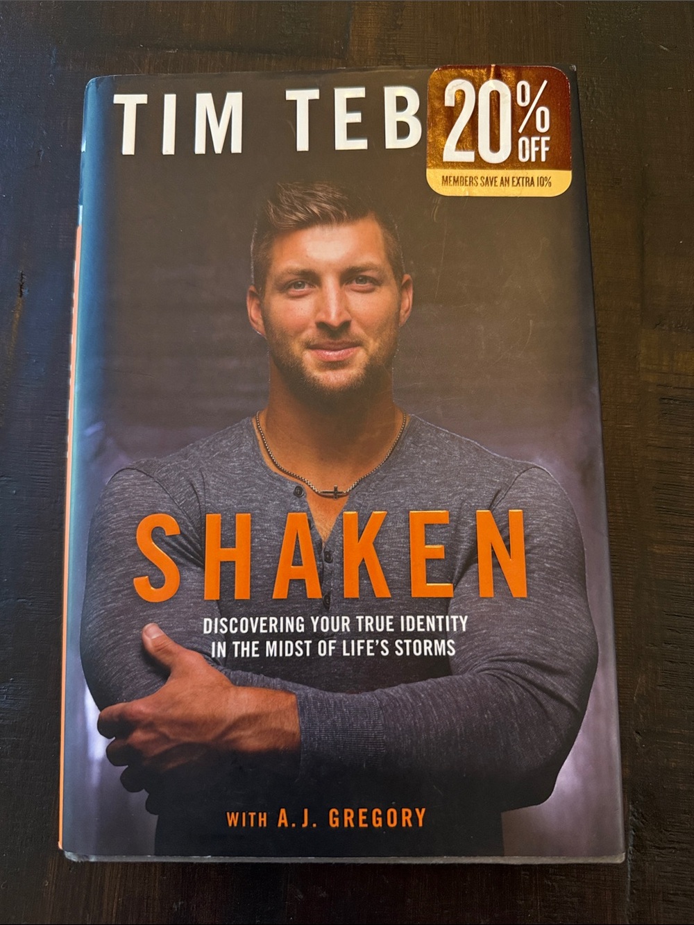 Shaken by Tim Tebow - Hardcover Book